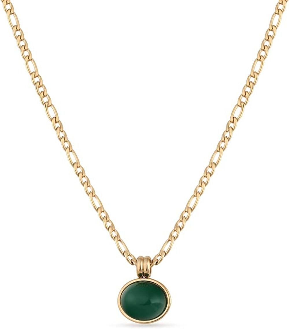 Einzelstück Kette mit Anhänger Halskette Damen Kette Wasserfest Ubud Stein günstig online kaufen