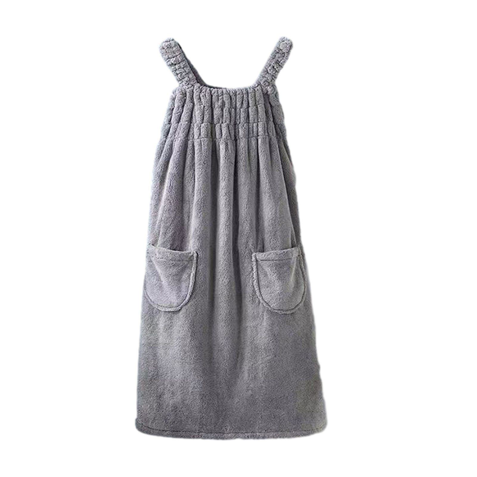 gray skirt Für Leichtes, Schöner Damen, Extra Sling-Baderock-Pyjama Blusmart Bademantel