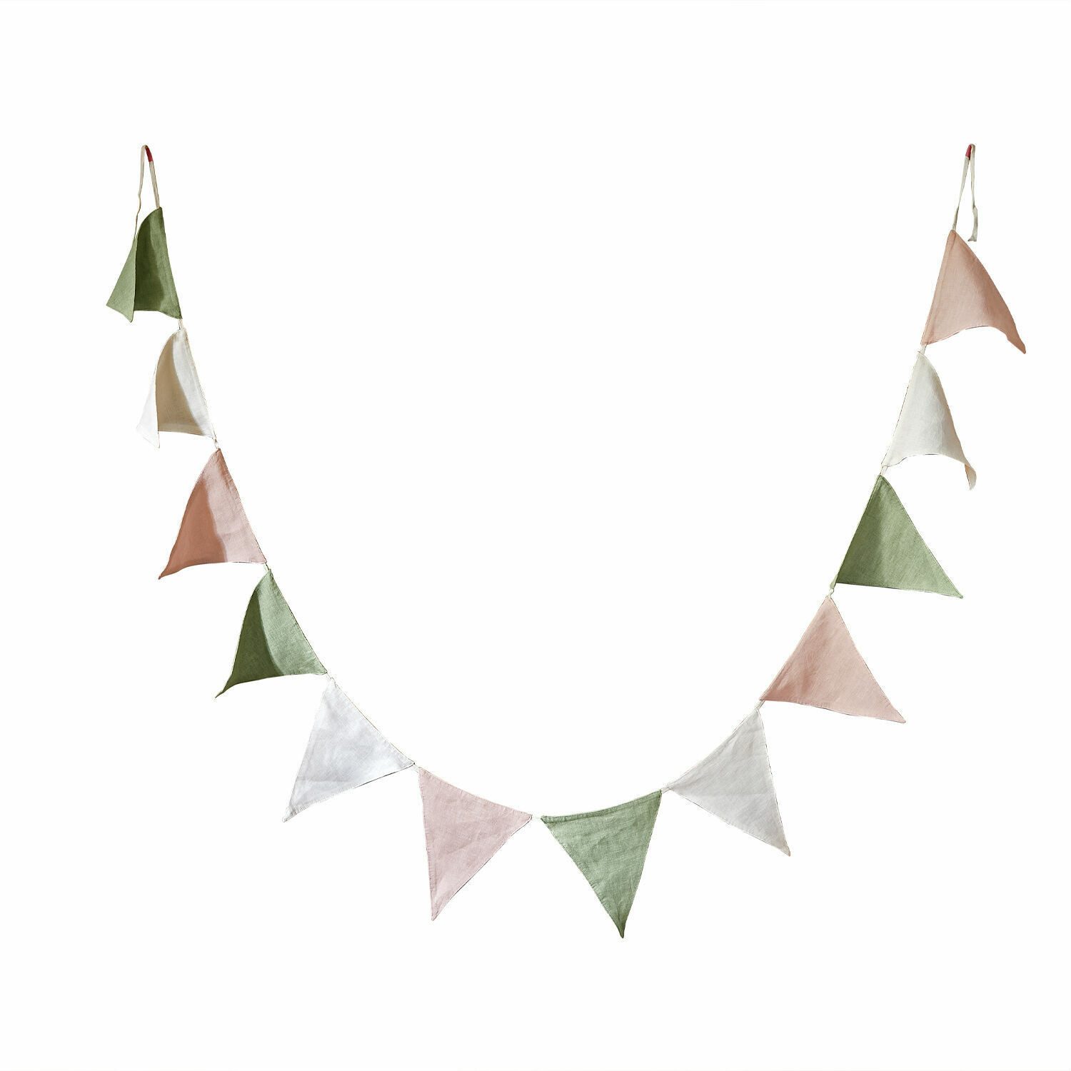 Mirabeau Wimpelkette Wimpelgirlande Rêveline rosa/grün/creme