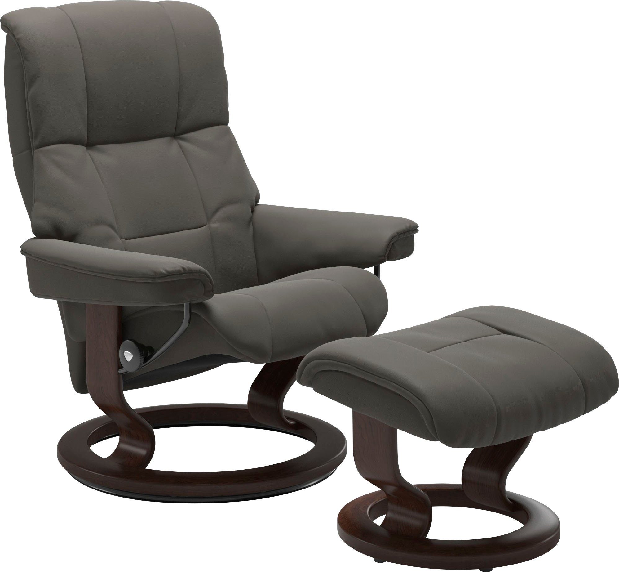 Stressless® Relaxsessel Mayfair (Set, Relaxsessel mit Hocker), mit Classic Base, Gestell Braun