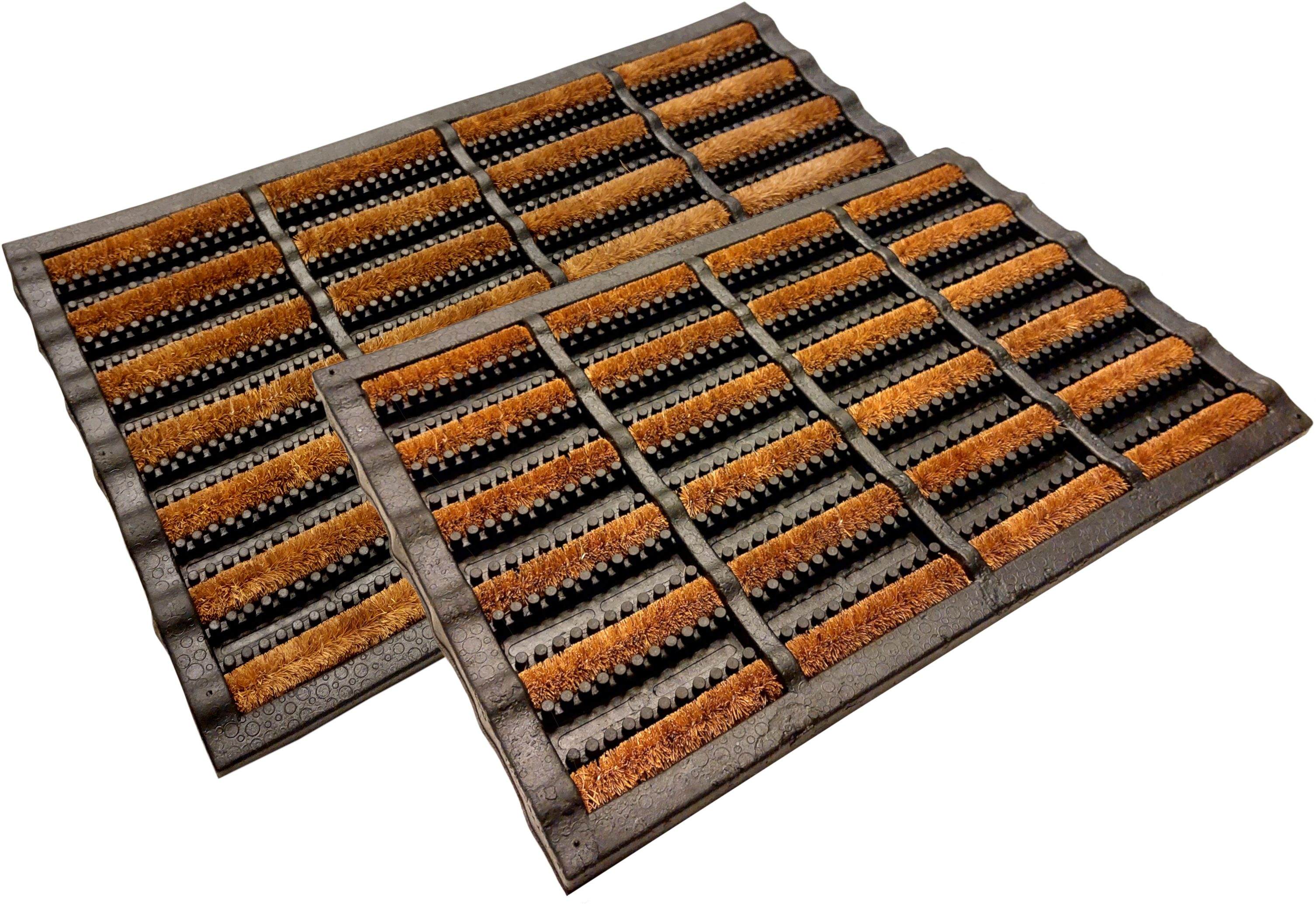 oKu-Tex Fußmatte Fußabtreter mit Borsten, Outdoor, Kokos Bürsten, Türvorleg günstig online kaufen