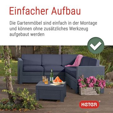 Keter Gartentisch Provence Tisch braun, wetterfest