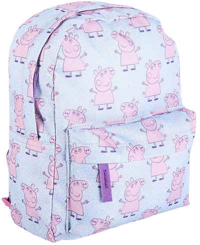 Peppa Pig Kindergartentasche Peppa Wutz, Kinderrucksack 27x22x9 cm