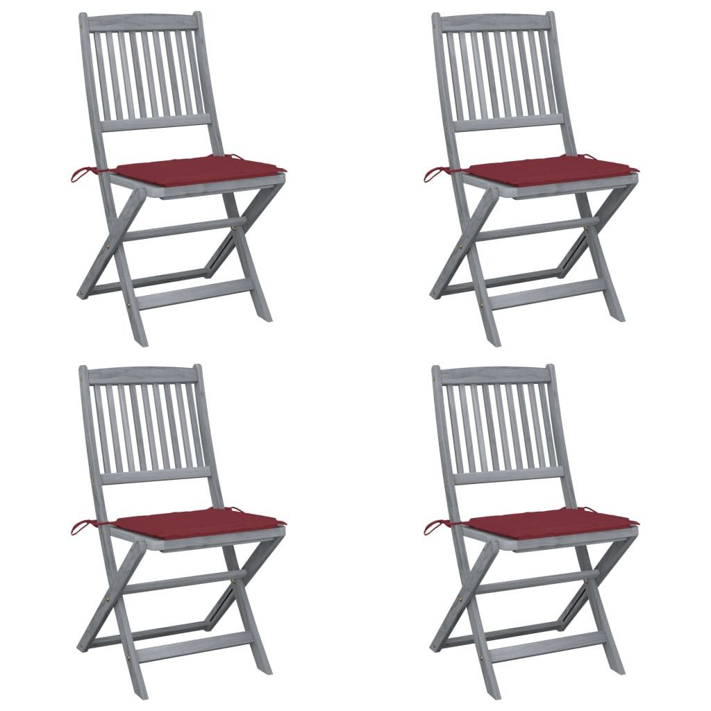 vidaXL Gartenstuhl Klappbare Gartenstühle 4 Stk. günstig online kaufen