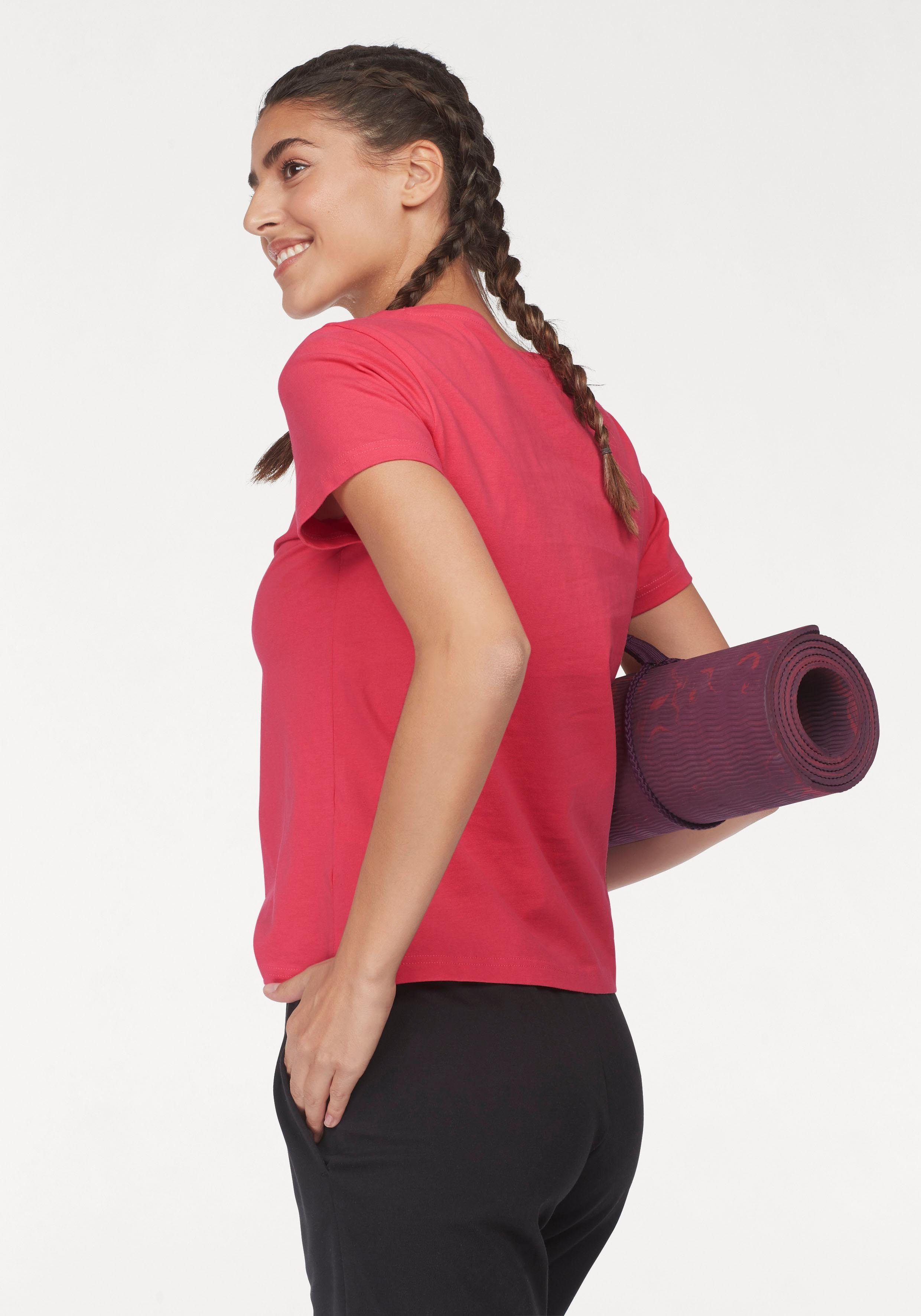 Eastwind T-Shirt (3er-Pack) Kurzarm, figurumspielend, aus Baumwolle, im 3er-Pack