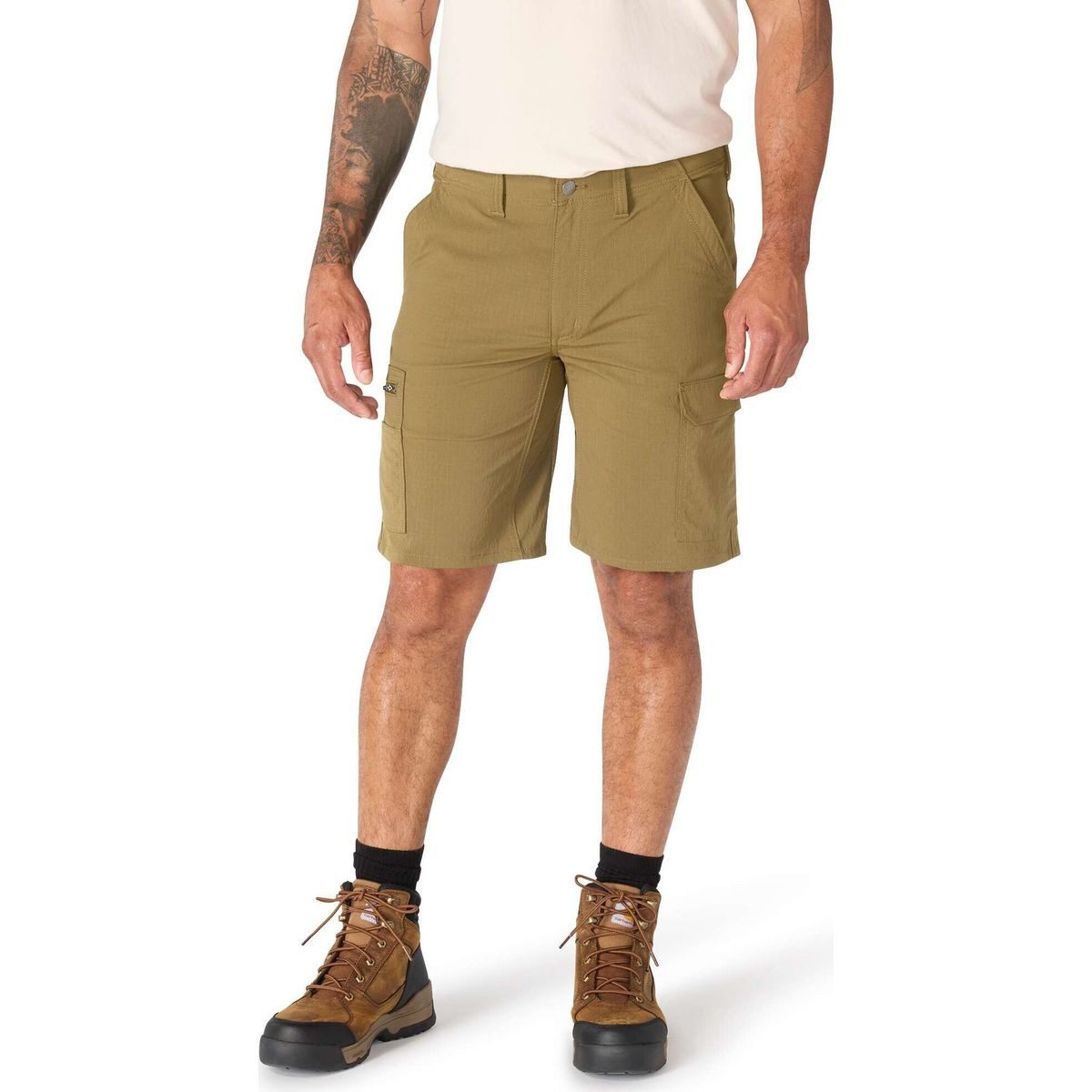 Carhartt Shorts Relaxed 10" Carhartt Force Ripstop Cargo Short Arbeitsshorts mit optimaler Bewegungsfreiheit und schnelltrocknender