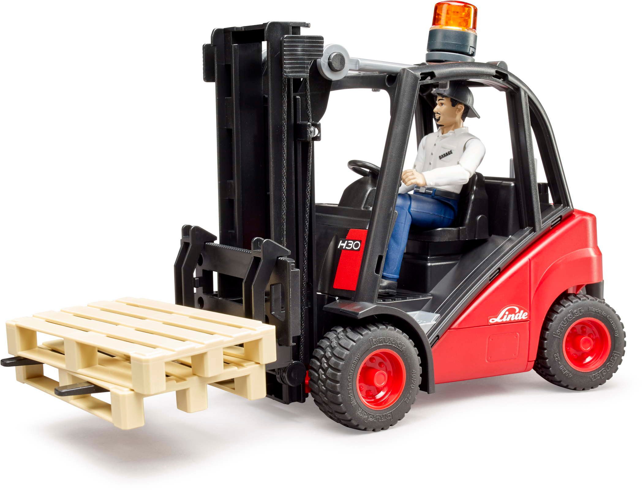 Bruder® Spielzeug-Auto Spielfahrzeug Baustelle Holztransport Zubehör: Rundumleuchte 02807