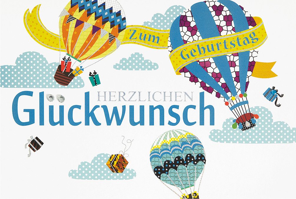 Grußkarten Geburtstag - PopUp-Card - Klappkarte mit 3D-Innenleben - Grußkarte