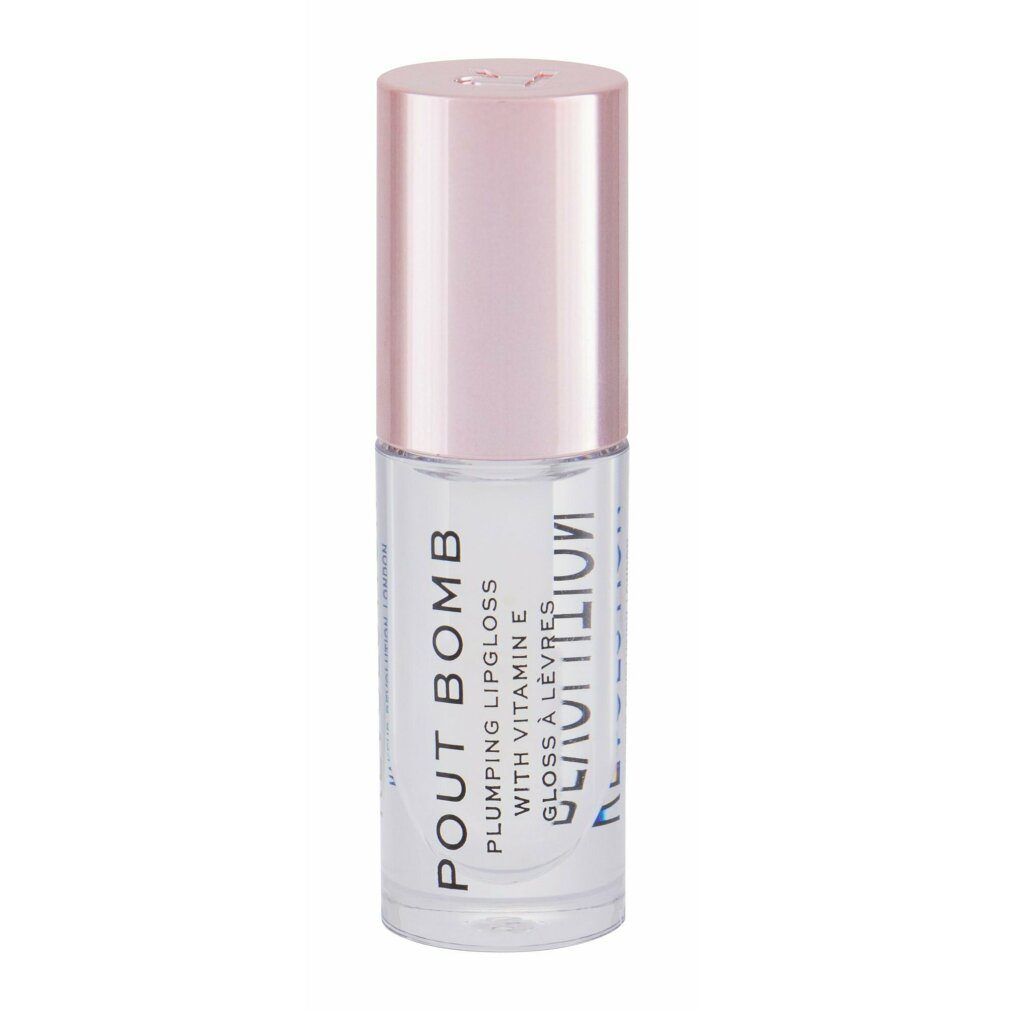 MAKE UP REVOLUTION Lippenstift Revolution Make Up Pout Bomb Plumping Gloss Glaze 4,6ml