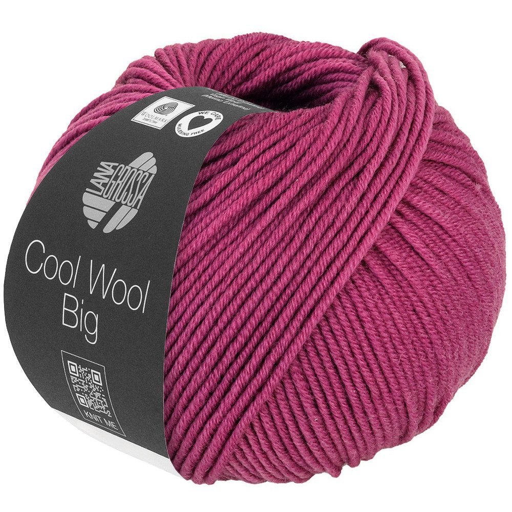 LANA GROSSA COOL WOOL BIG Häkelwolle, 120 m (Klassiker aus purer, extrafeiner Merinowolle), 50 g
