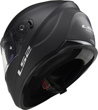 LS2 Motorradhelm LS2 FF320 Stream Evo Solid Schwarz Matt, Motorradhelm/Rollerhelm mit