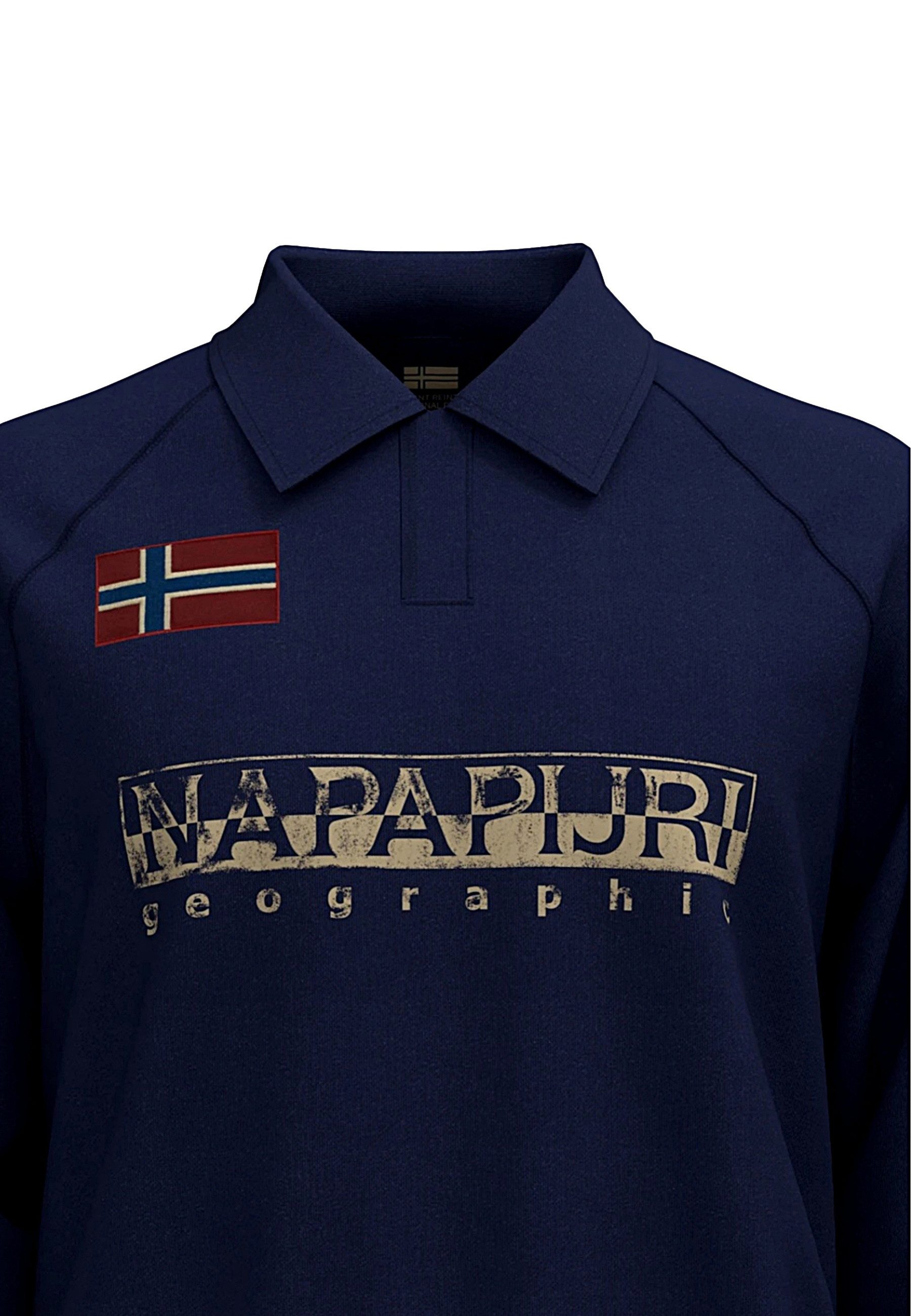 Napapijri Poloshirt Poloshirt Langarmshirt mit Polokragen (1-tlg., 1)
