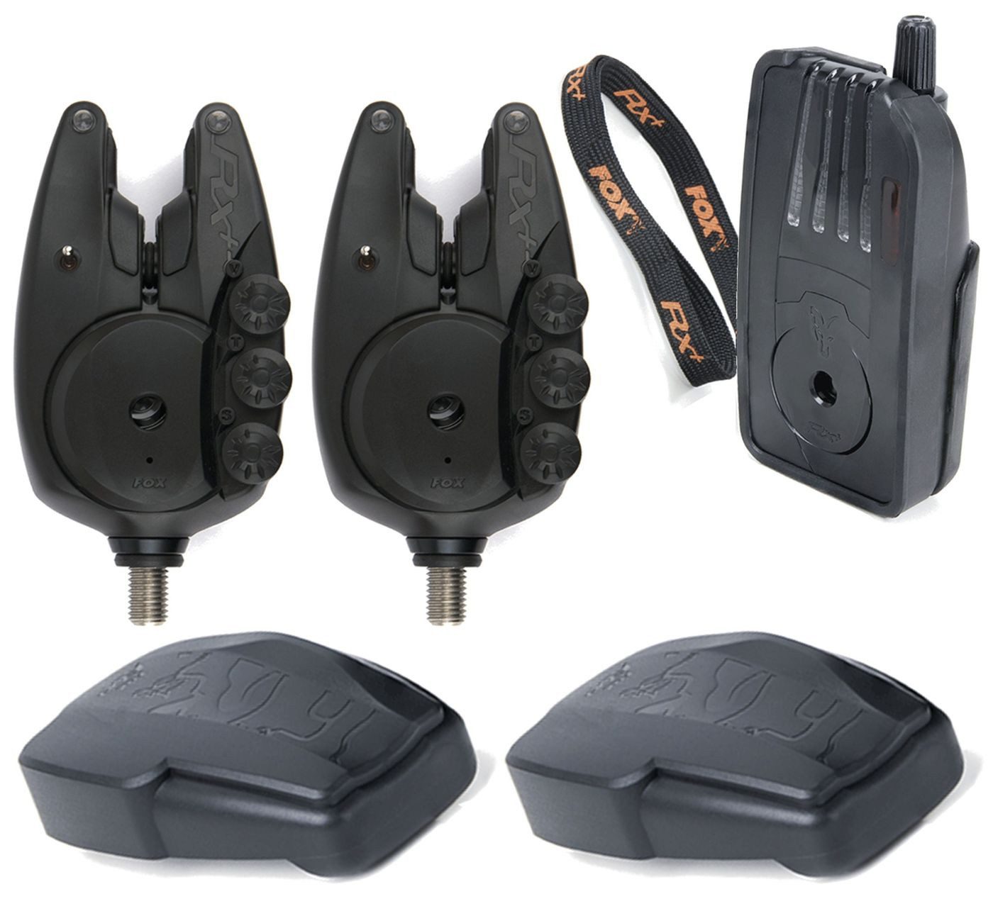 FOX International elektronischer Bissanzeiger Fox Micron RX+ Funkbissanzeiger Set - 2 Bissanzeiger + 1 Receiver