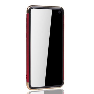 König Design Handyhülle Samsung Galaxy S10e, Samsung Galaxy S10e Handyhülle Backcover Rot