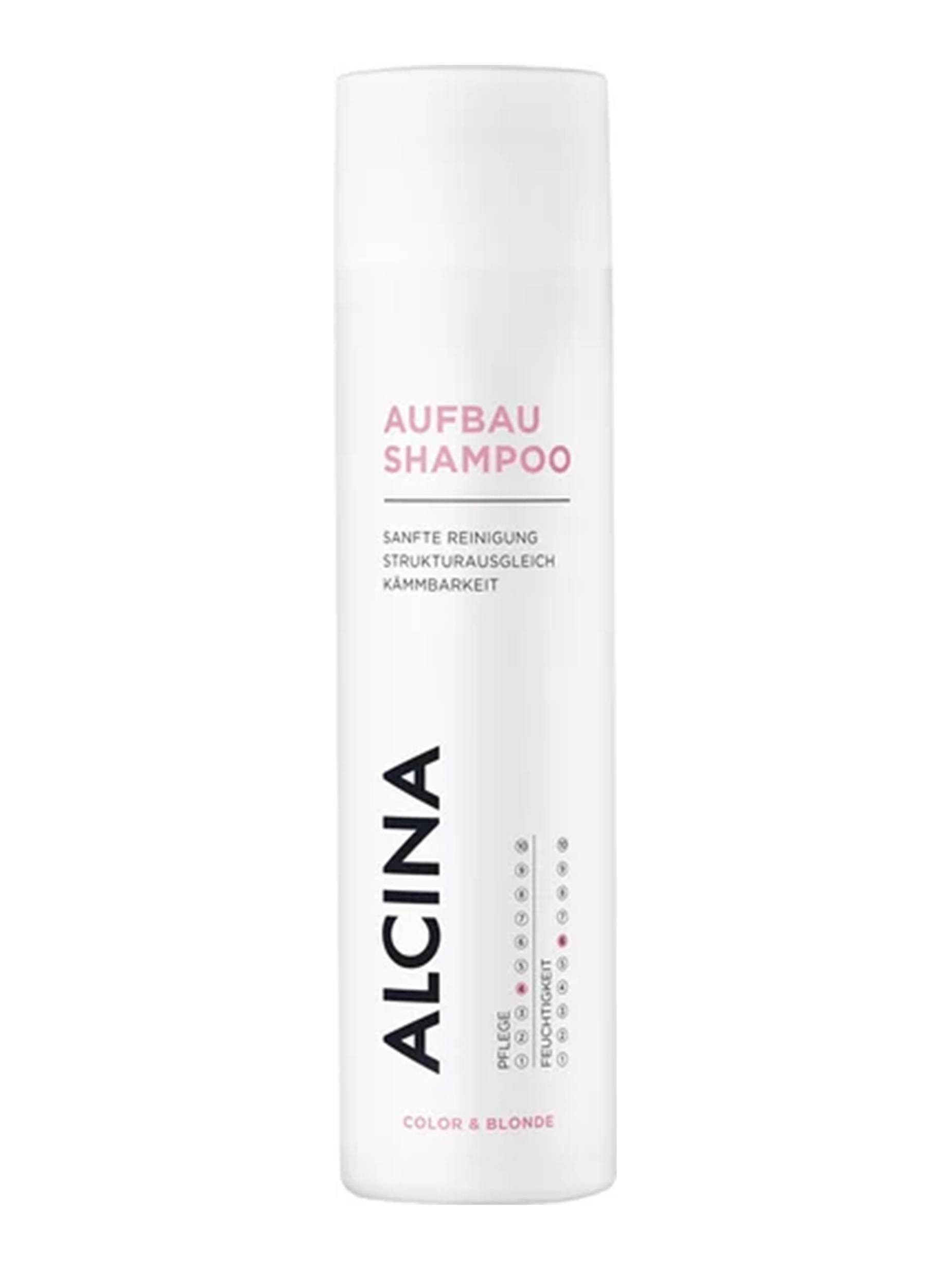 ALCINA Haarshampoo Aufbau-Shampoo (250 ml) für blondiertes, coloriertes und strapazierte