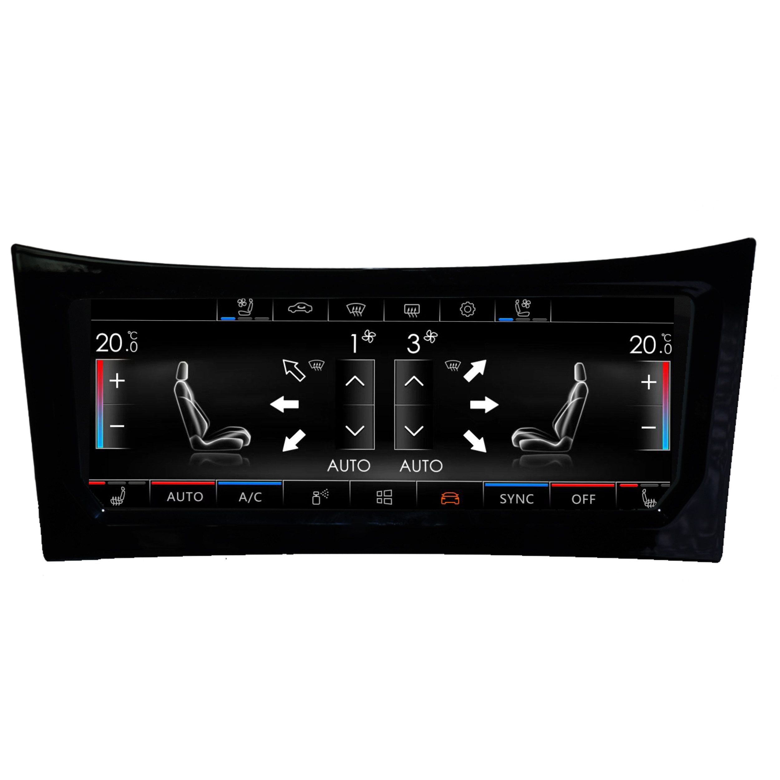 Für VW Passat B7 6.9" Touch Digital Klimabedienteil AC Kontrollpanel Auto-Adapter