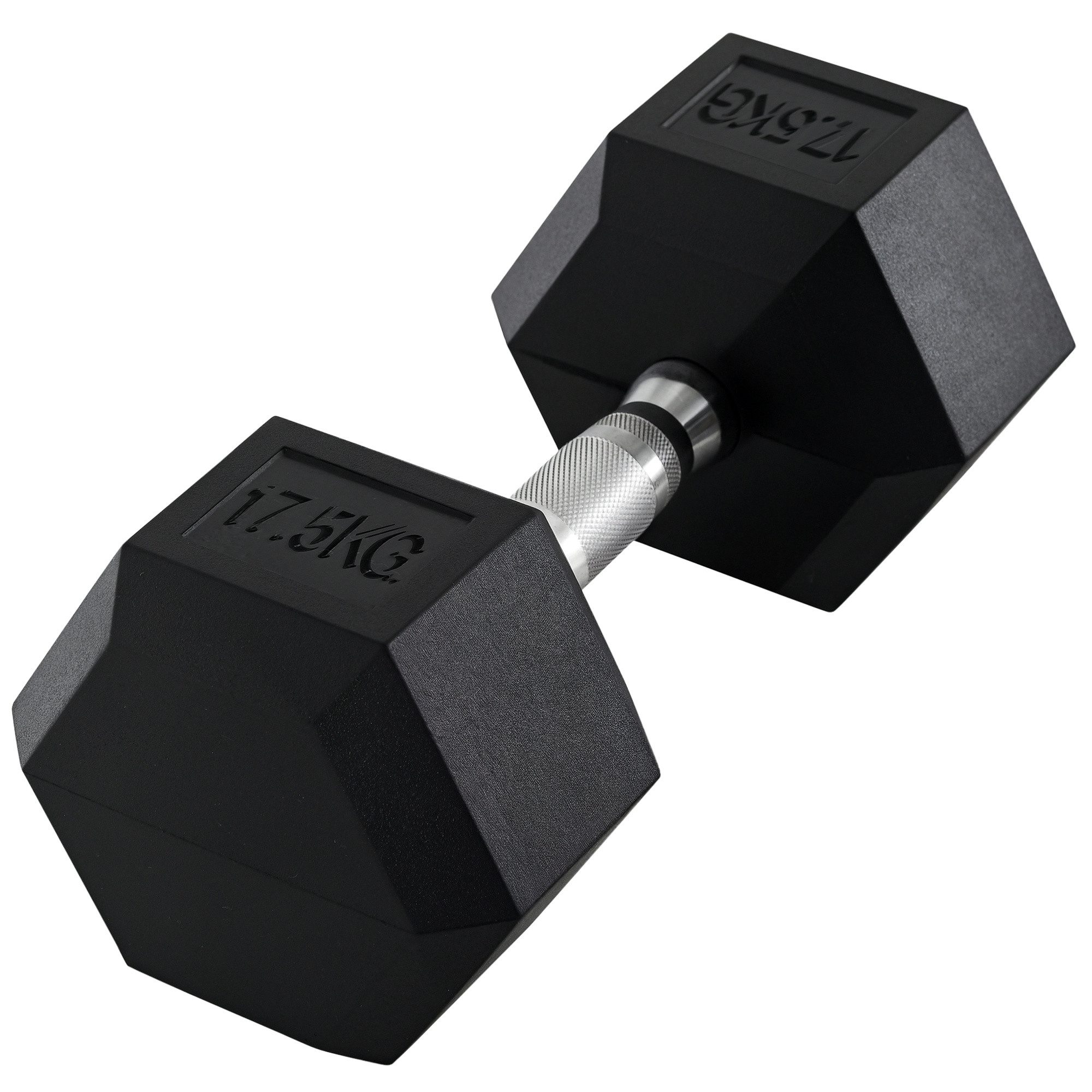 FELIXLEO Kurzhantelstange Kurzhantel 17 5 kg Hantel Hantel Gewicht Anti Rutsch Griff Schwarz, (1-tlg)