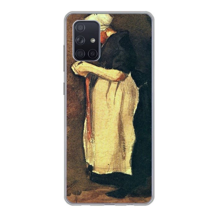 MuchoWow Handyhülle Die Scheveningerin - Vincent van Gogh Handyhülle Samsung Galaxy A51 5G Smartphone-Bumper Print Handy