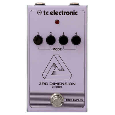 TC Electronic Musikinstrumentenpedal, 3rd Dimension Chorus - Modulations Effektgerät für Gitarren