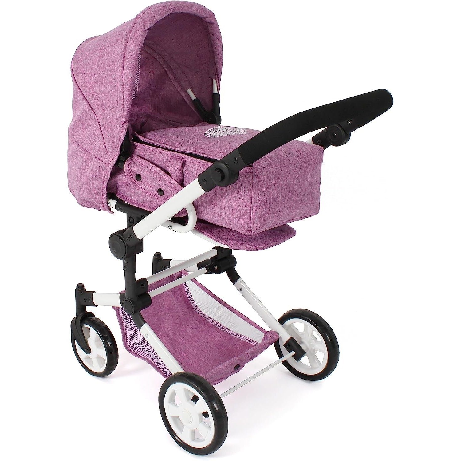 CHIC2000 Puppenwagen 587-62 Kombi-Puppenwagen "JARA" Jeans pink