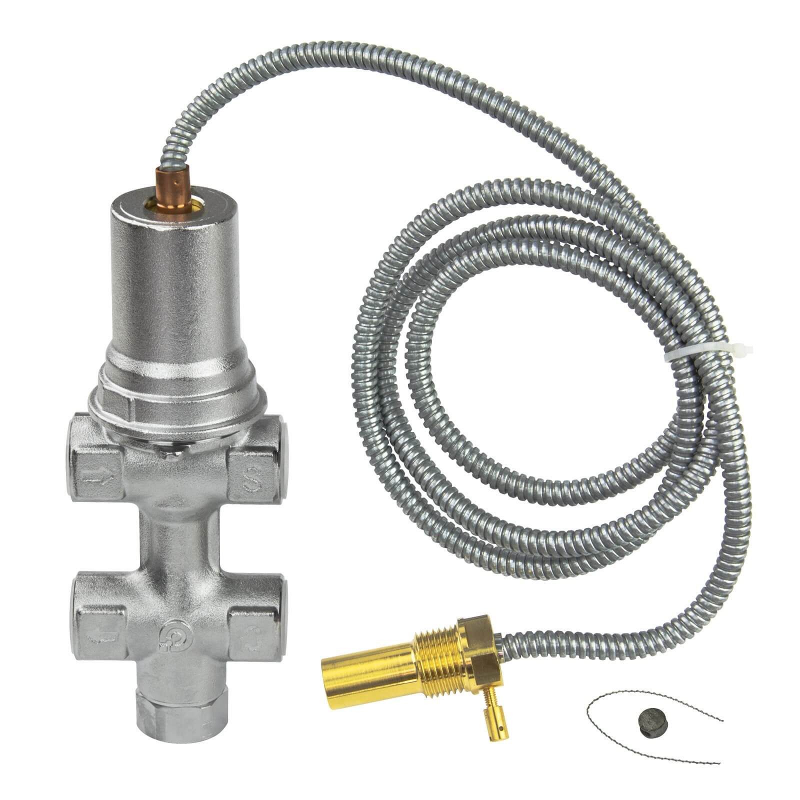 Caleffi Absperrventil Doppelte Thermische Ablaufsicherung 1/2 Zoll DN15 Sicherheitsventil