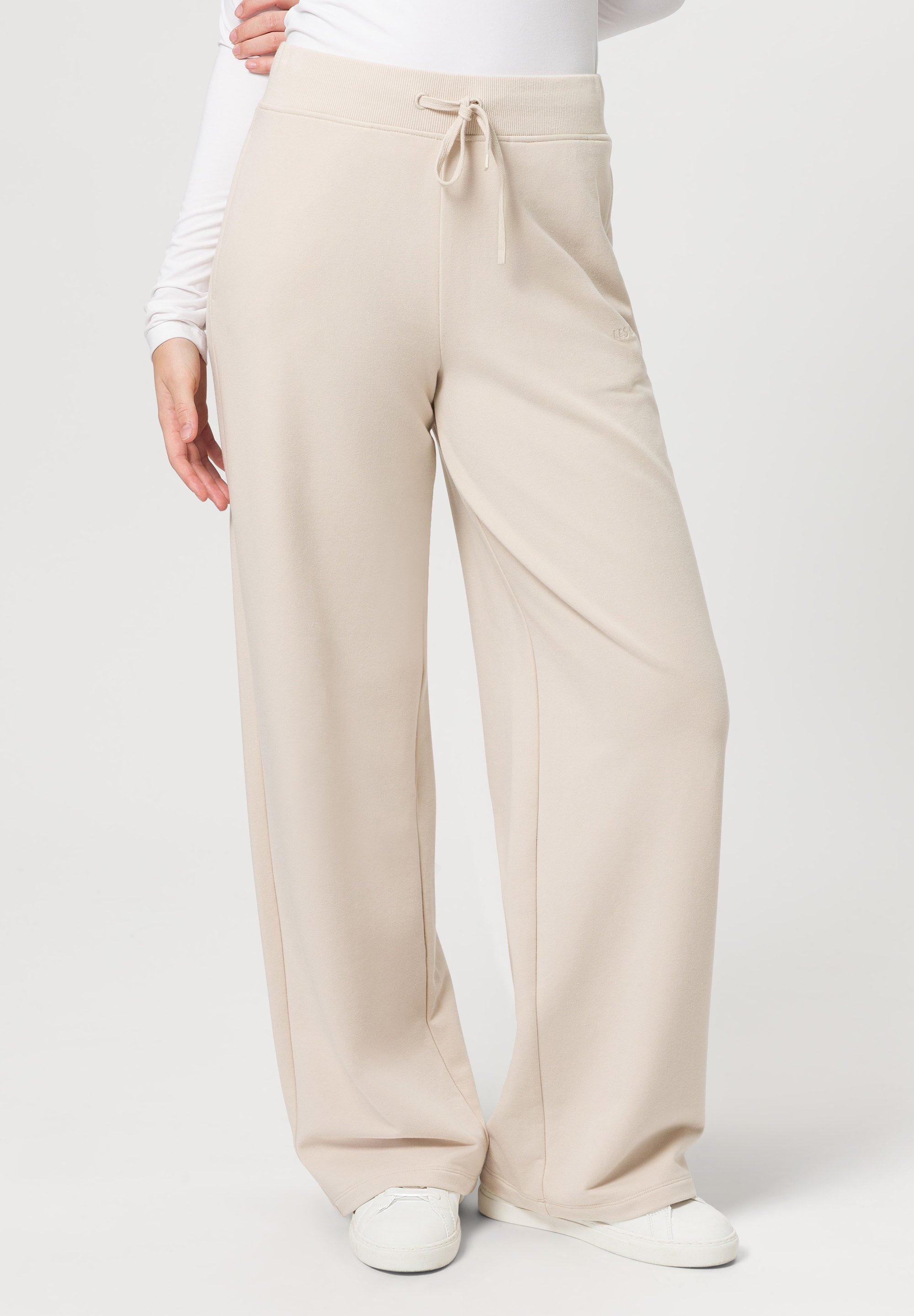 Les Lunes Sweathose BONNIEE Pants Wide Leg gerade geschnittene Sweathose mi günstig online kaufen