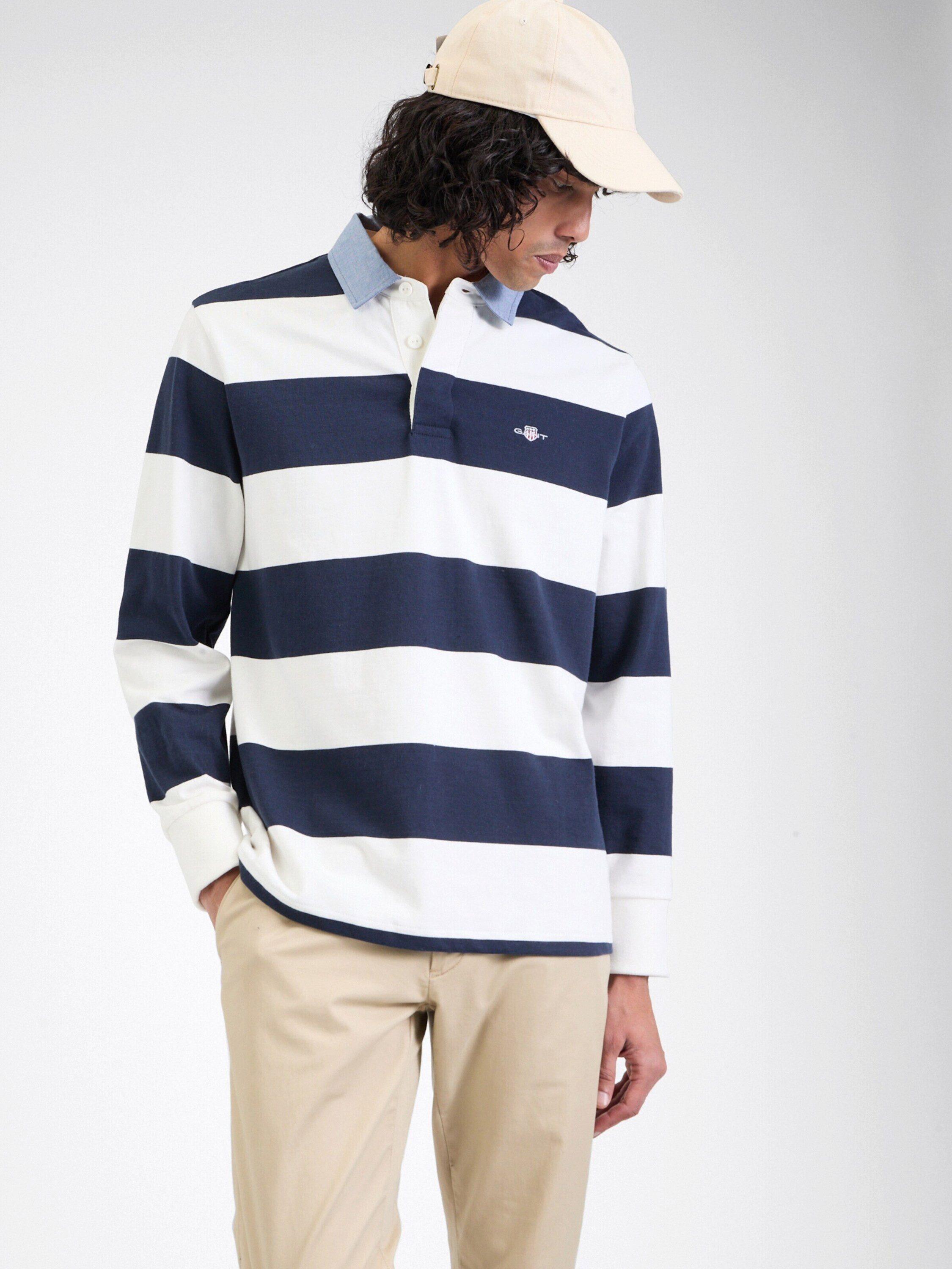 Gant Langarmshirt (1-tlg) Plain/ohne Details