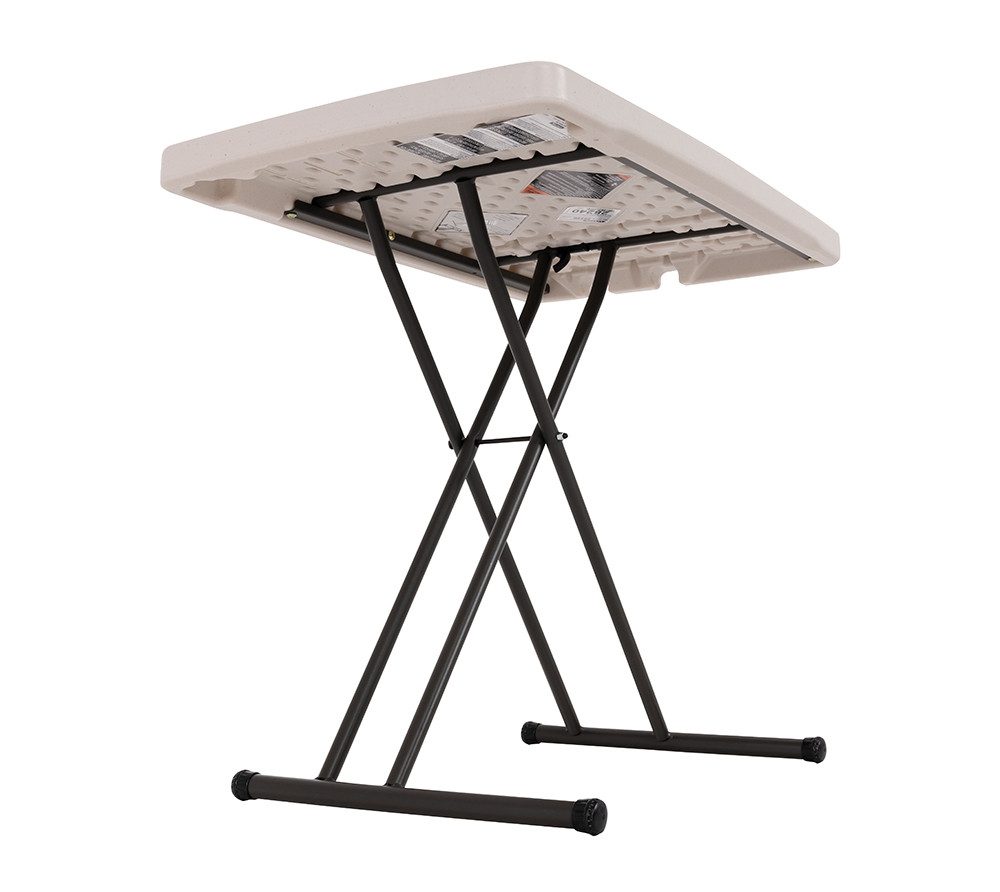 Lifetime Campingtisch (1-St), Traglast 45KG, 4 Tischhöhen (53-71cm), LxBxH 49x76x53cm