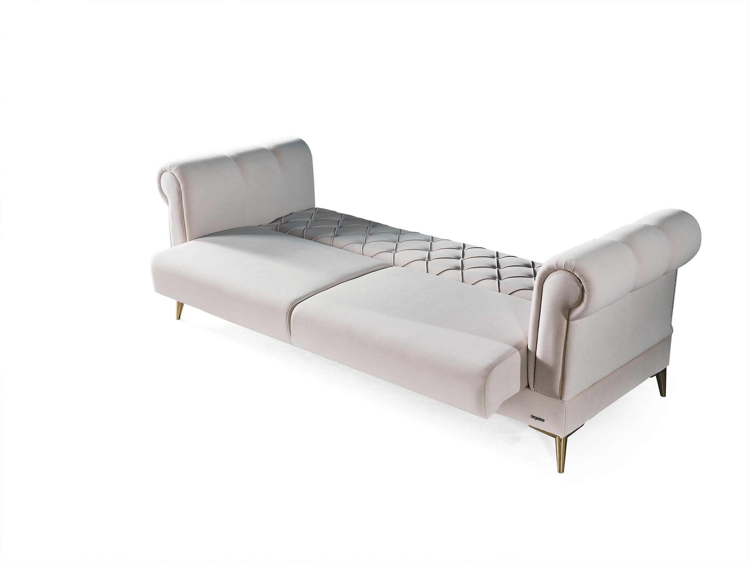 Samtstoff Villa Mikrofaser Möbel 1 Teil, Quality,strapazierfähiger Blau Handmade QUEBEC, Sofa