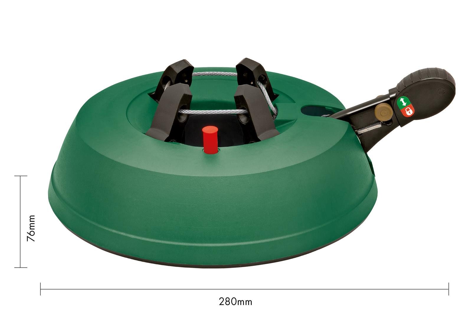 NIKO Christbaumständer NIKO Baum Fix 200 (1-tlg), Original-Rundum-Einseil-Technik