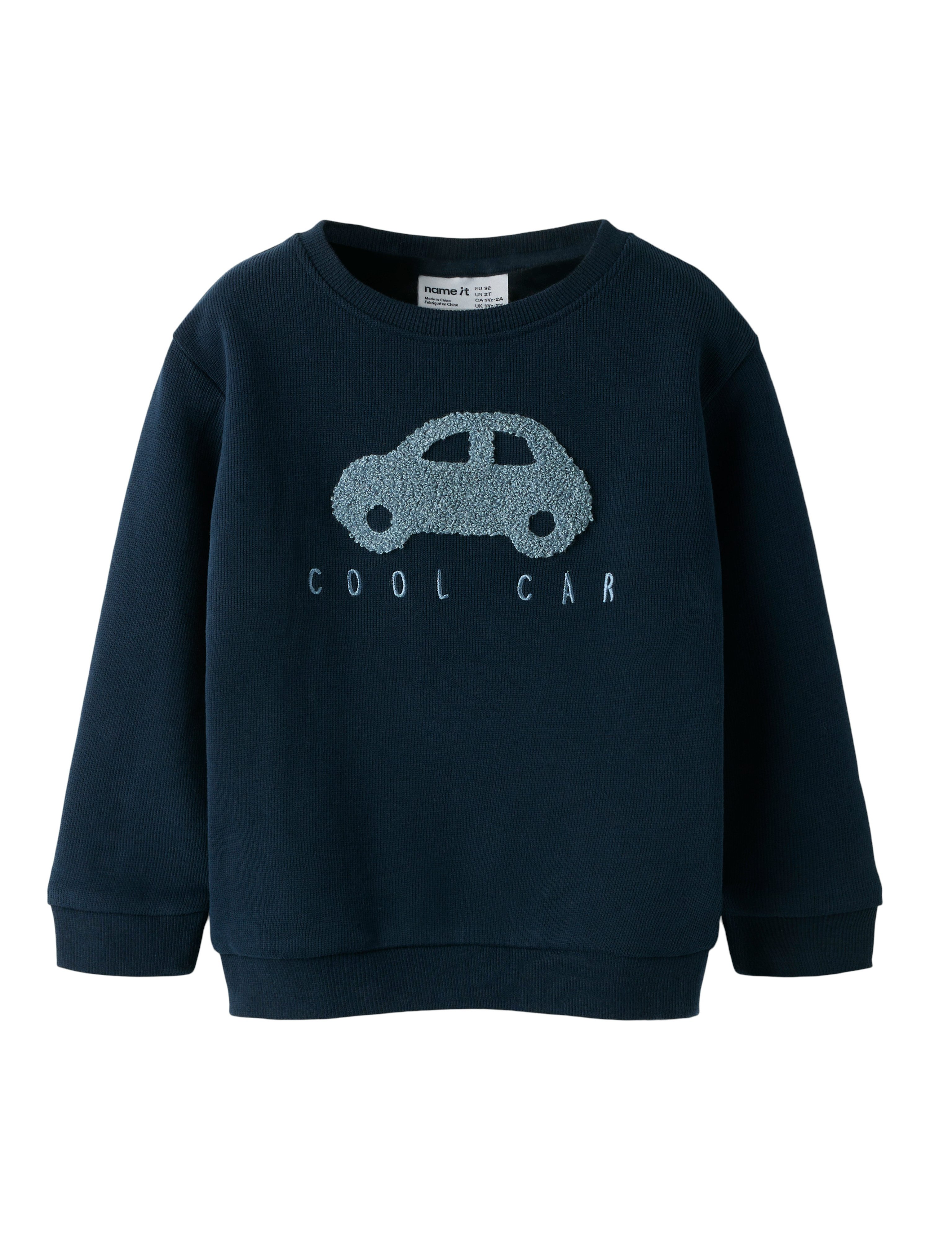 Name It Sweatshirt NMMOBEAR NREG SWEAT UNB mit hochwertiger 3D-Stickerei