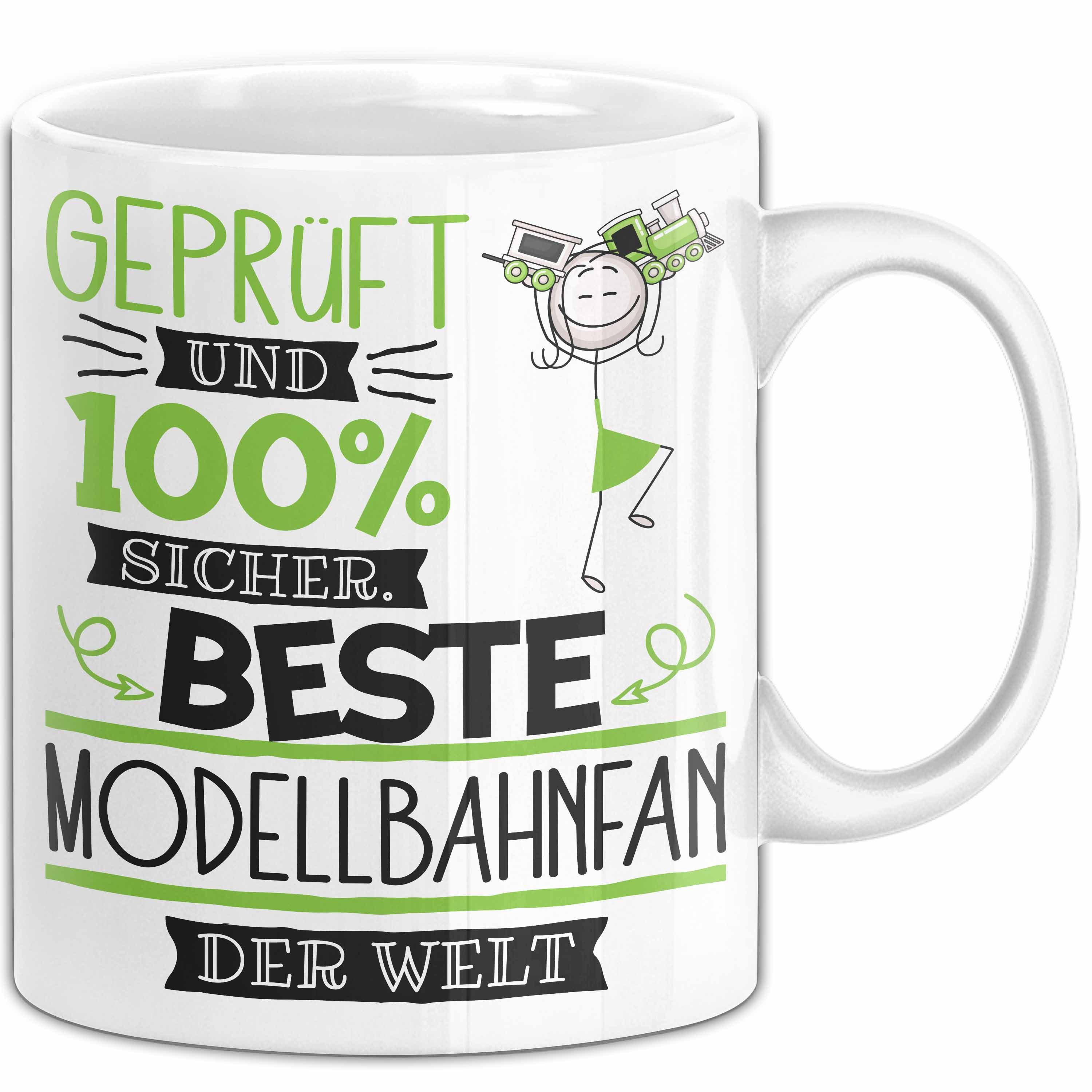 Trendation Tasse Beste Modellbahnfan Der Welt Tasse Geschenk für Eine Modellbahnfan G