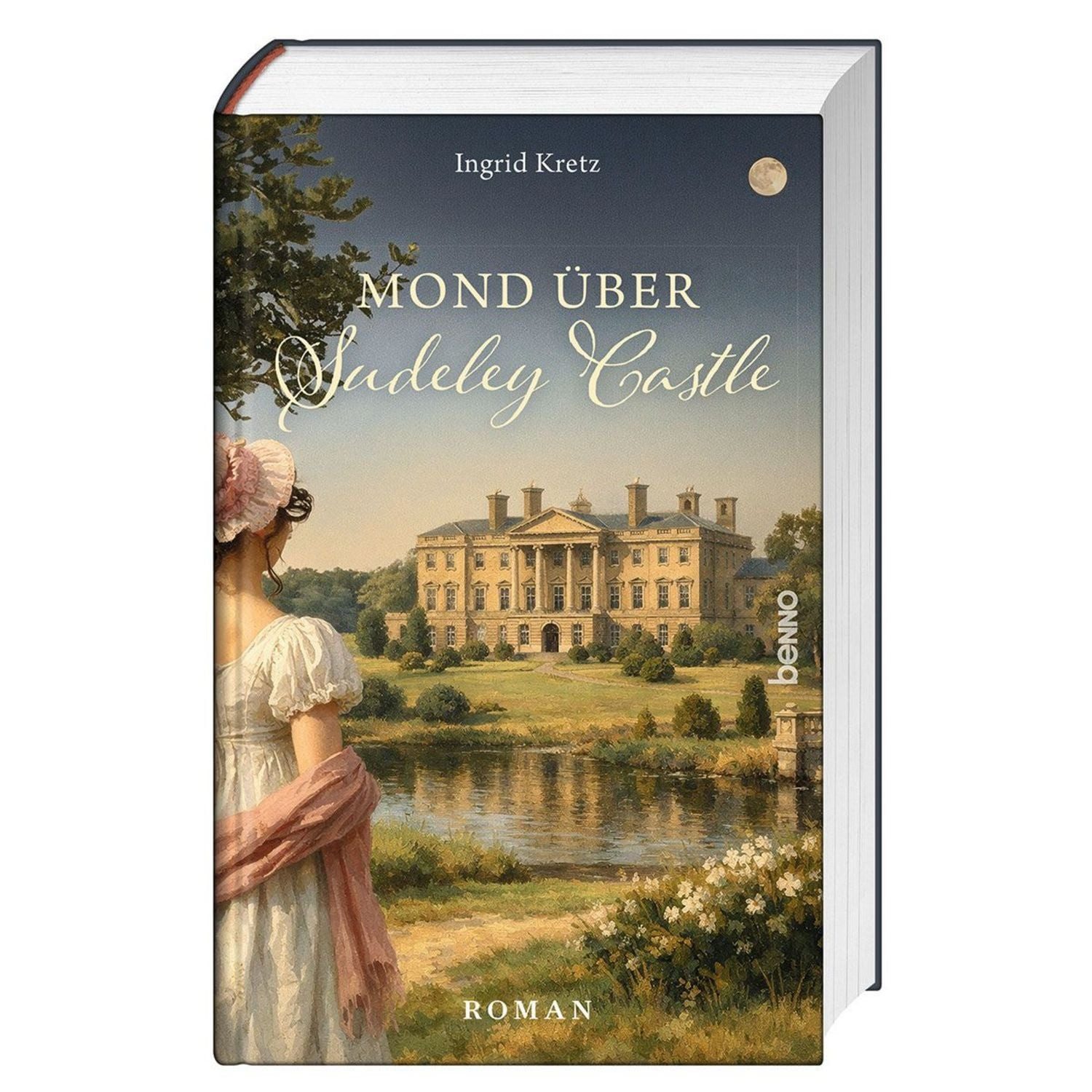 Mond über Sudeley Castle / Ingrid Kretz