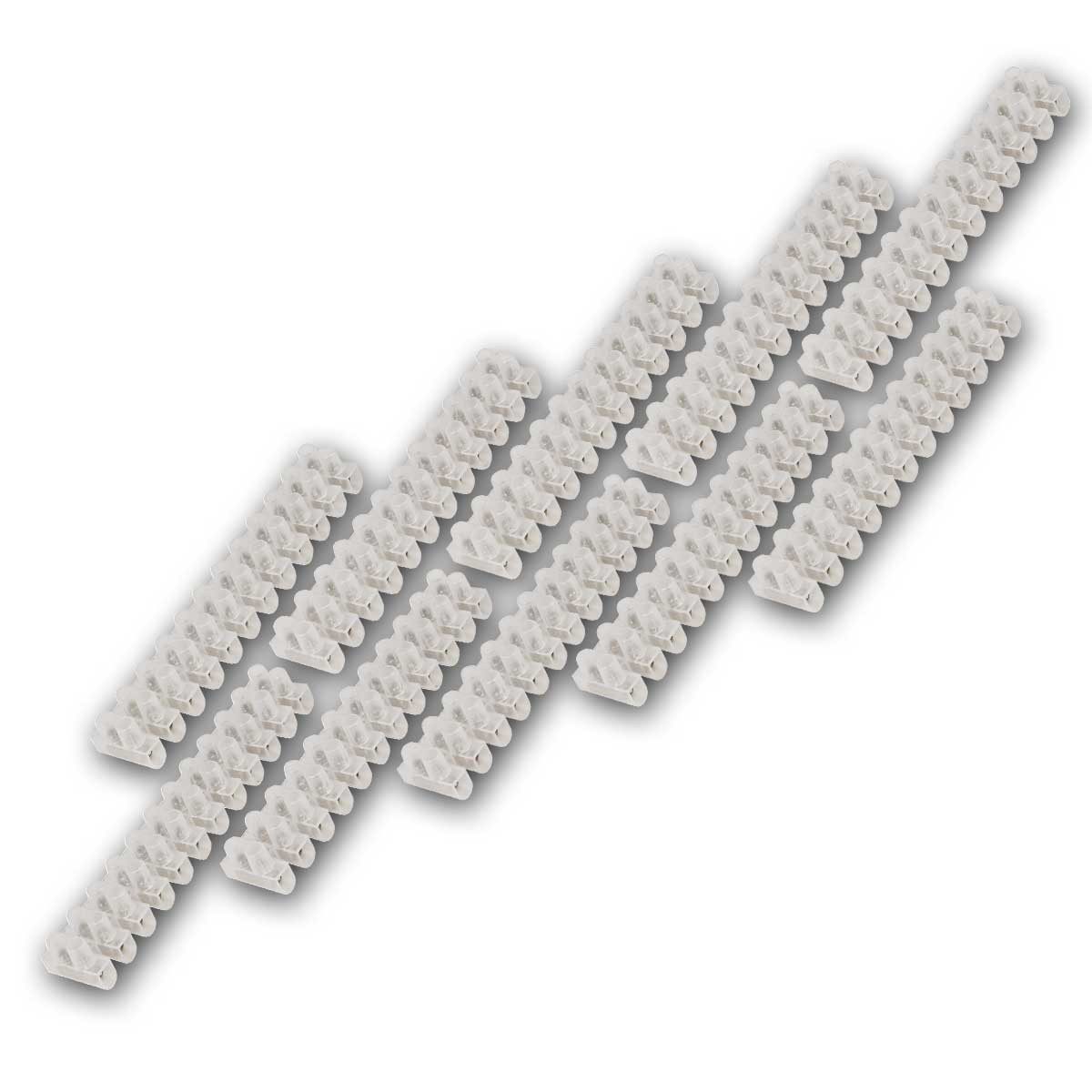 McPower Lüsterklemme Lüsterklemme 10 Leisten, à 12 Klemmen, 2,5mm², 3A