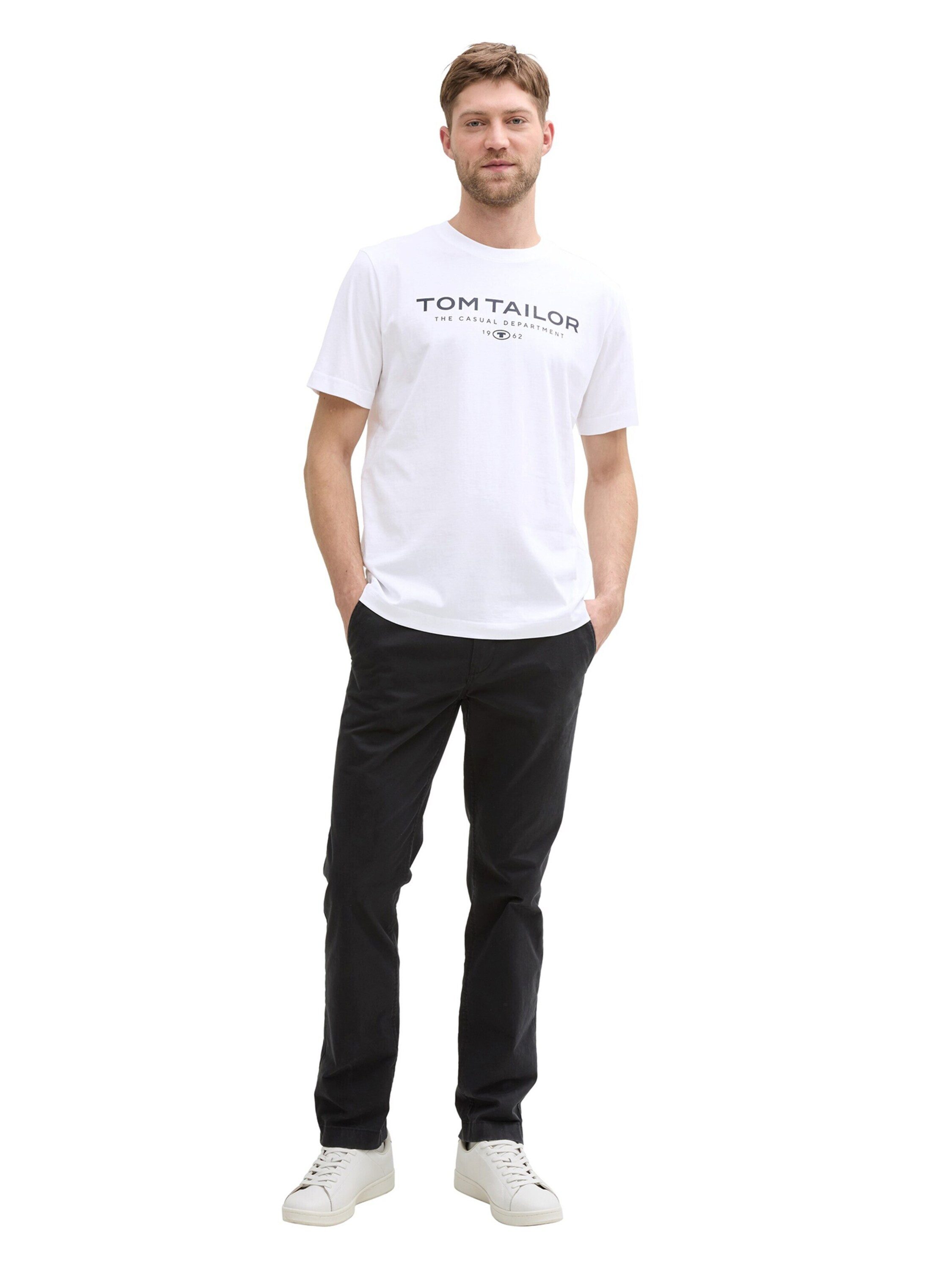 TOM TAILOR T-Shirt (1-tlg) Plain/ohne Details – Bild 3 von 4