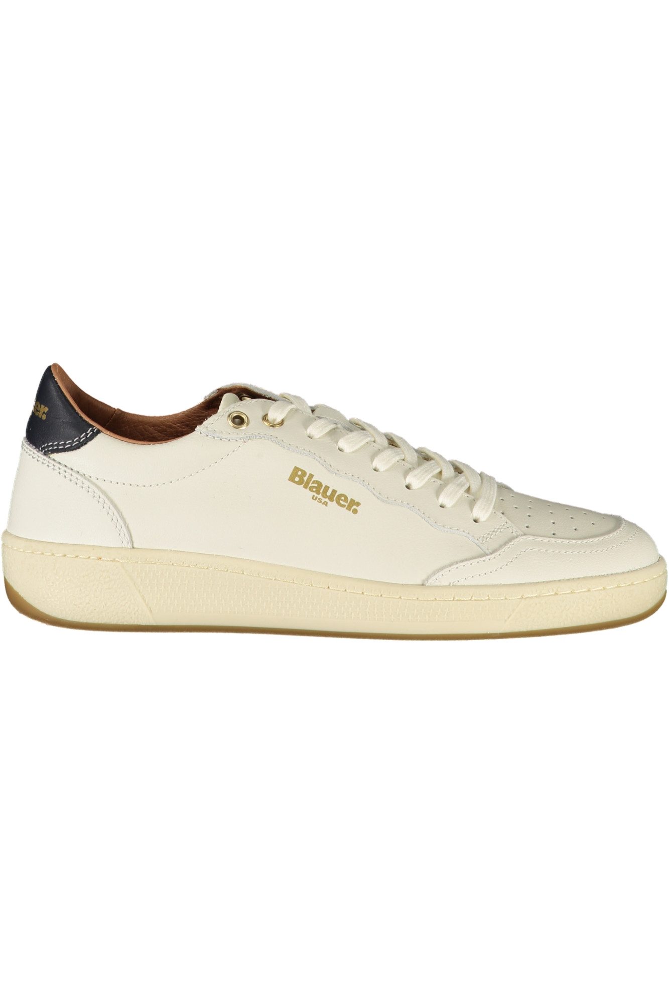 Blauer.USA Sneaker Damen-Sportschuh weiß: Kontrastdetails