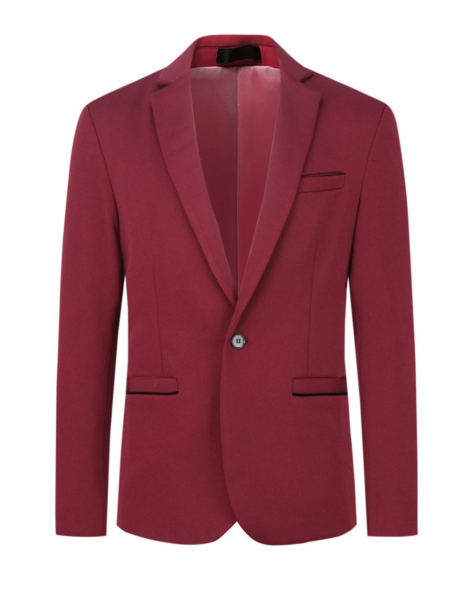 Allthemen Sakko Herren sportliches Casualsakko aus Stretsch Stoff