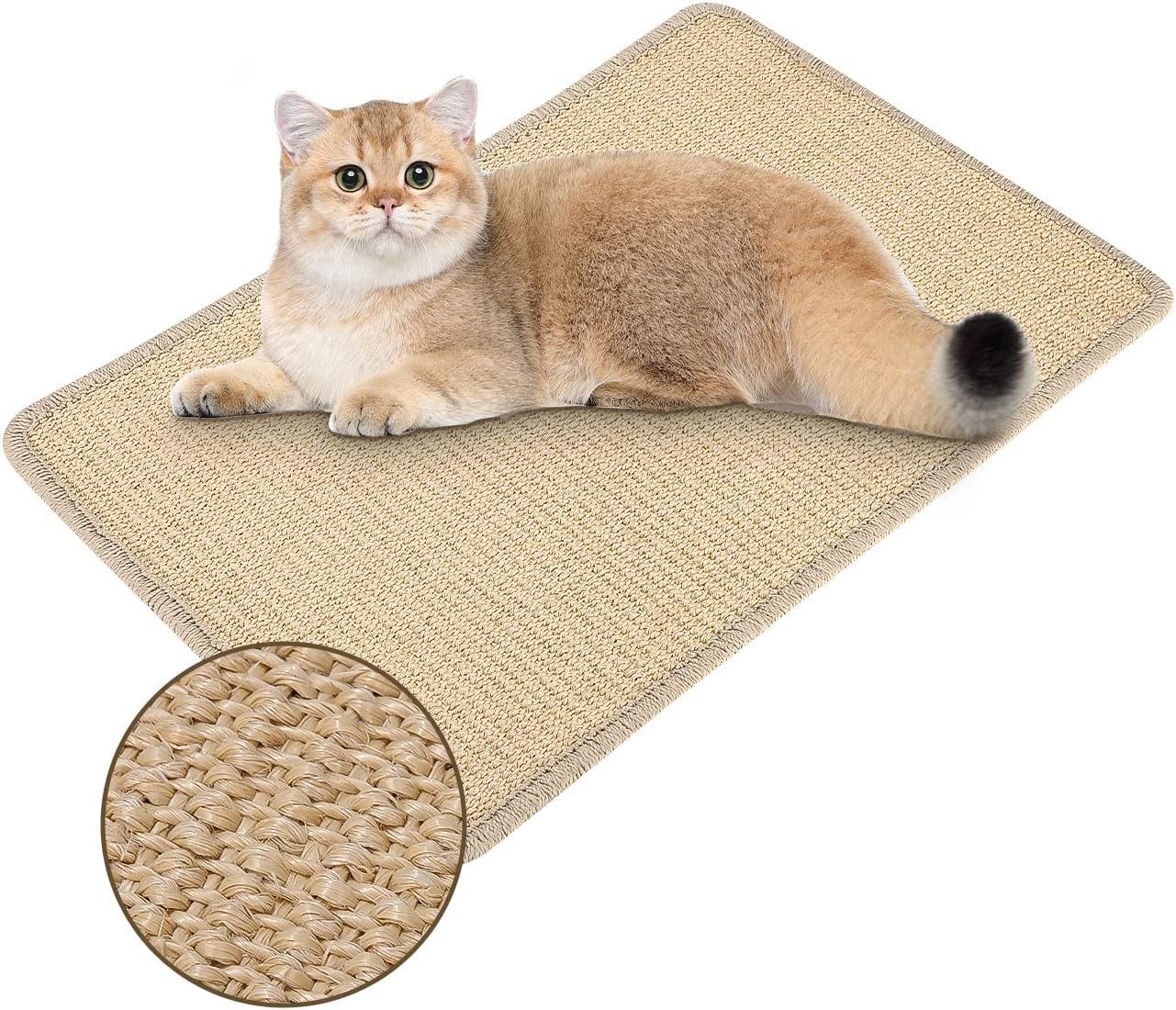 SinLaw Kratzmatte Katze Kratzmatte, natürliche Sisal Kratzmatte, Möbel Fußm günstig online kaufen
