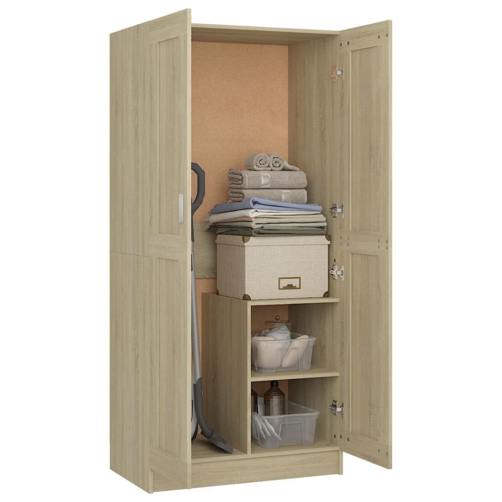 furnicato Kleiderschrank Sonoma-Eiche 82,5x51,5x180 cm Holzwerkstoff (1-St)