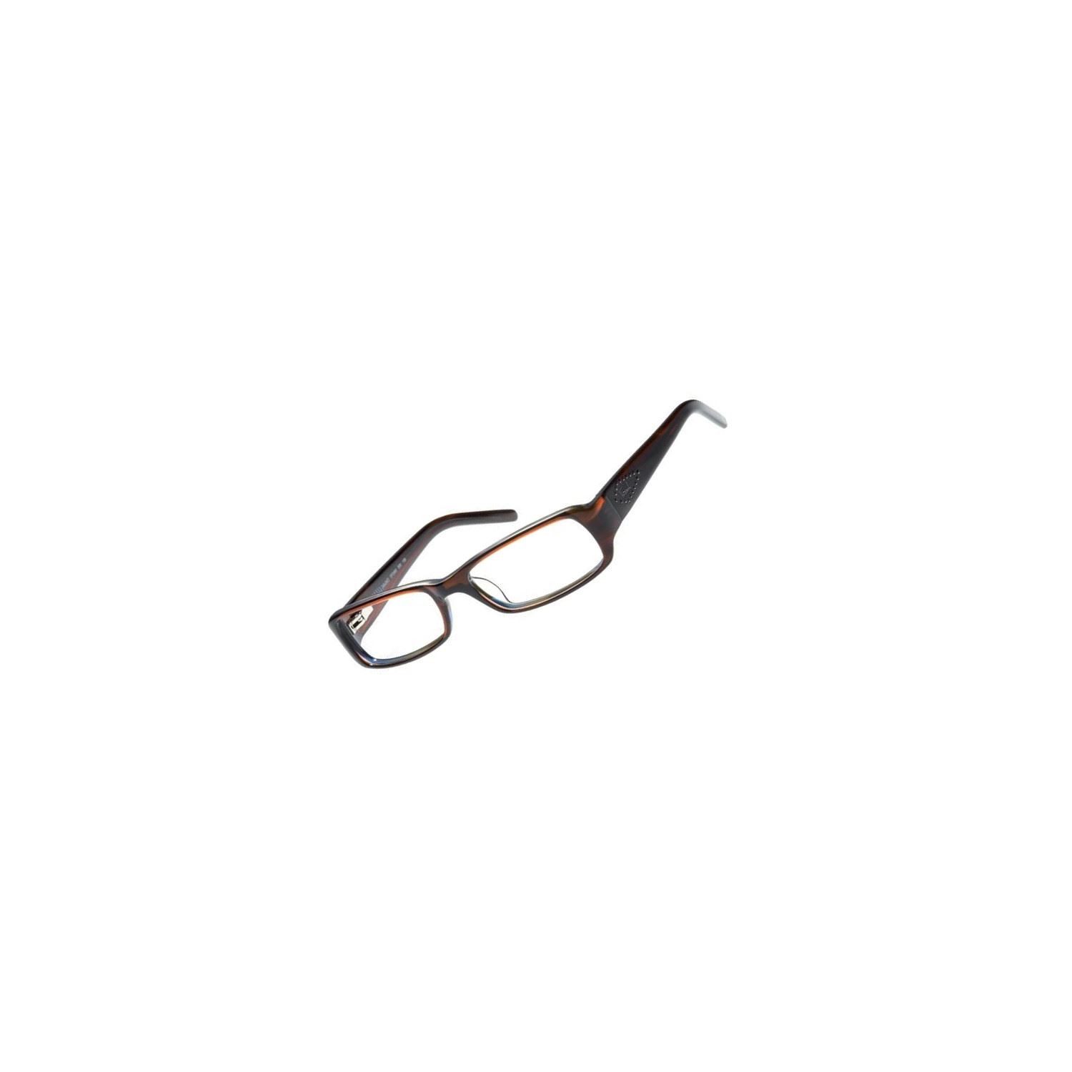 Fossil Brillengestell Korrektionsfassung Brille Kunststoff Braun 53/17/135 - OF2065200, Kunststoff