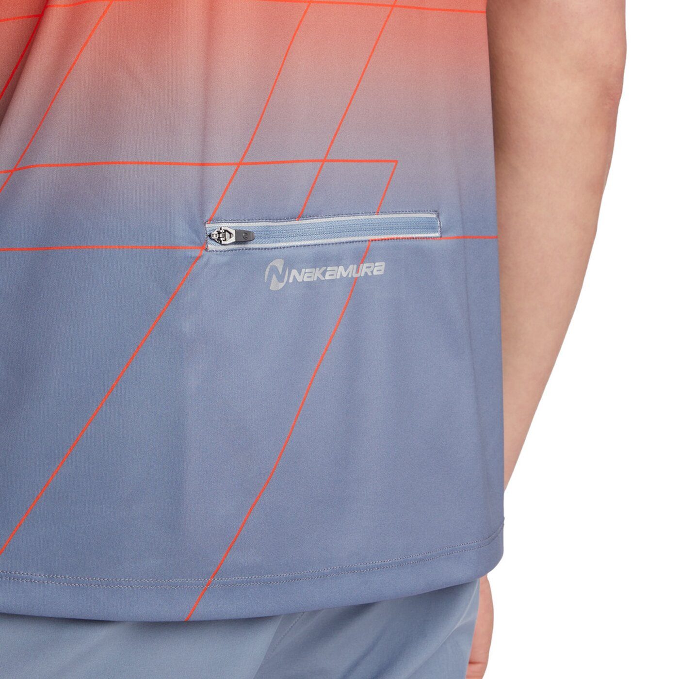 NAKAMURA Radtrikot He.-Fahrrad-Trikot Fedor II M BLUE DARK/RED