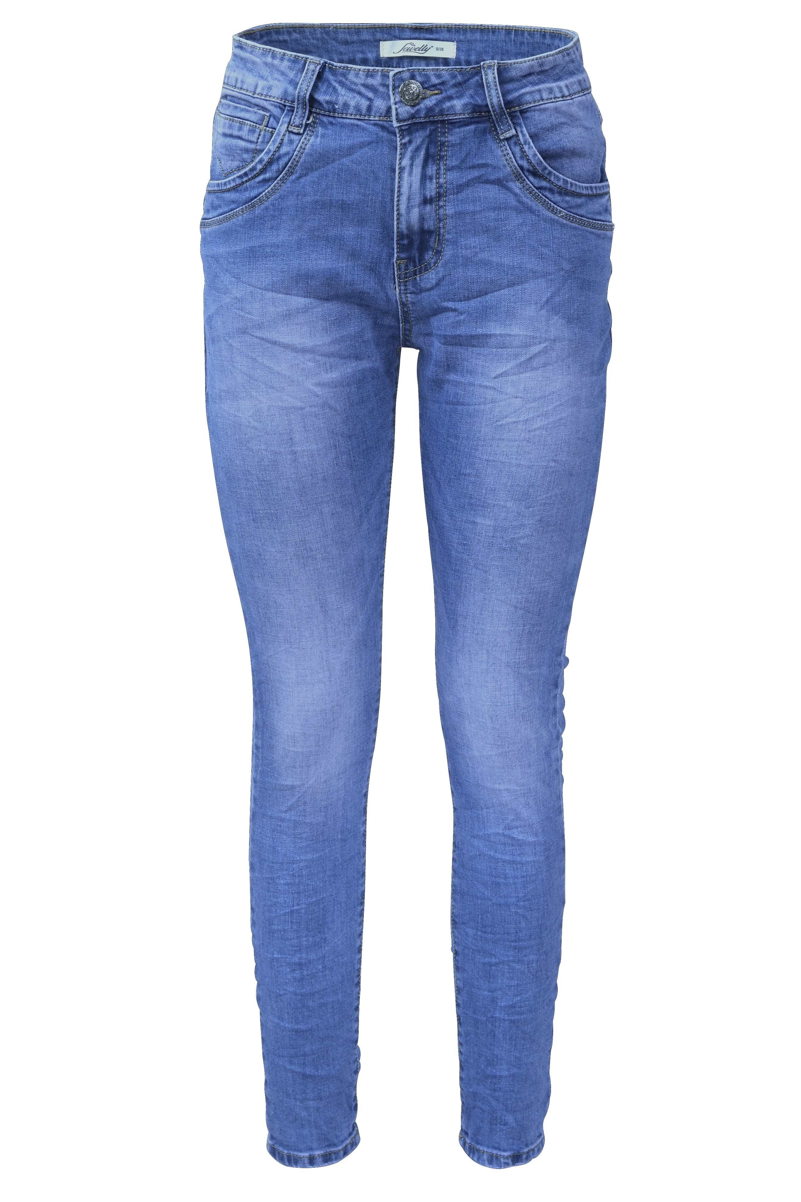 Jewelly Regular-fit-Jeans Stretch Jeans Five-Pocket im günstig online kaufen