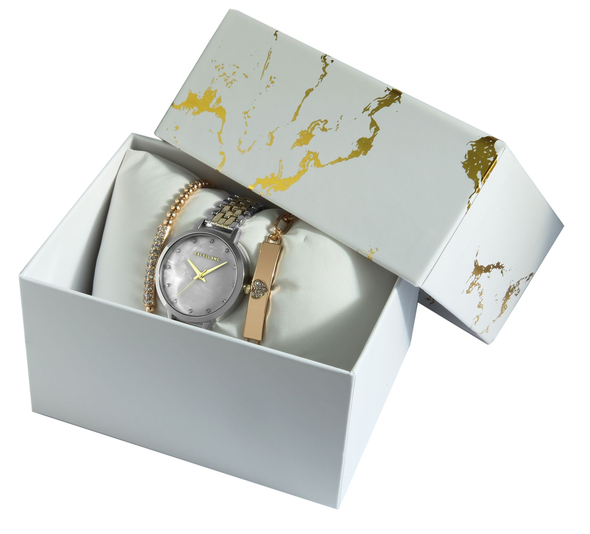 Schmuckset 1800242 Excellanc Damengeschenkset mit Armbanduhr und zwei