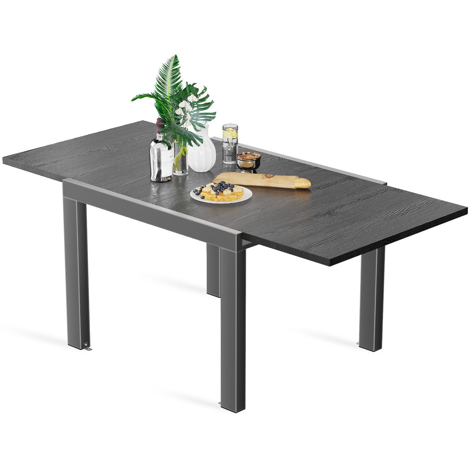 GUNJI Gartentisch Aluminium-Teleskoptisch, 80/160, 160/260cm, wasserdicht u günstig online kaufen