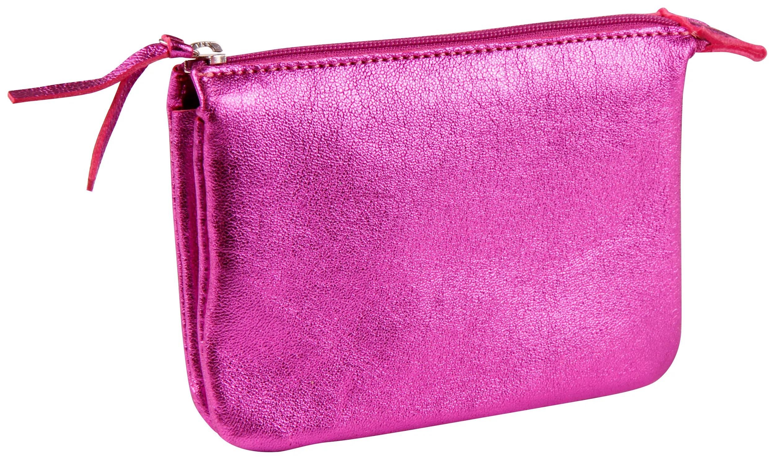 CLAIREFONTAINE Handtasche 4x Kleine Tasche 13x9cm Himbeer 400015C, LEDER TASCHEN & LEDERWAREN
