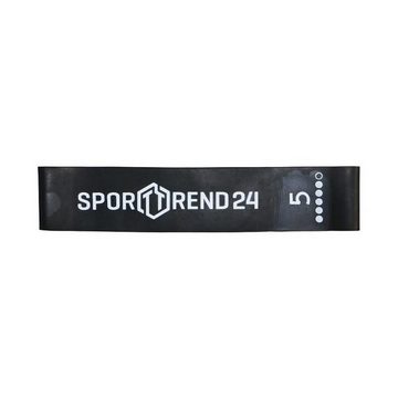 Sporttrend 24 Gymnastikbänder Mini Band schwarz 1,1mm / sehr stark, Trainingsband