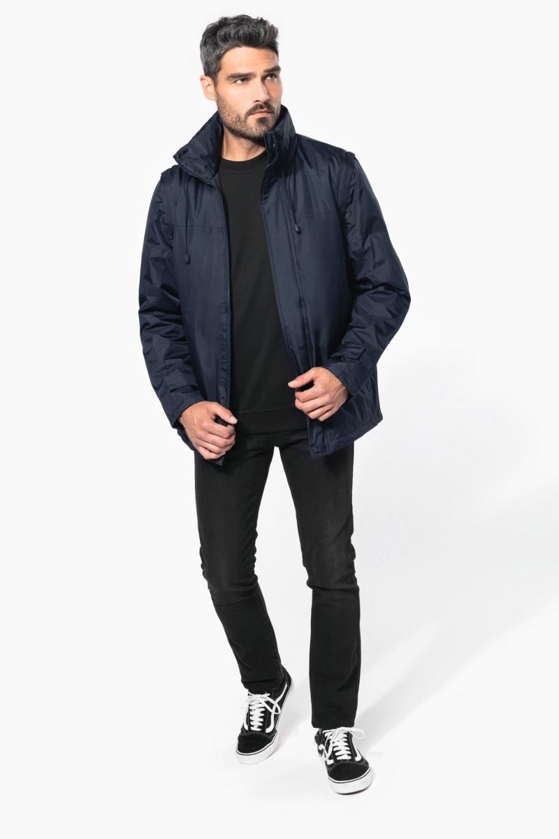 Kariban Outdoorjacke Blouson mit abnehmbaren Ärmeln für Herren