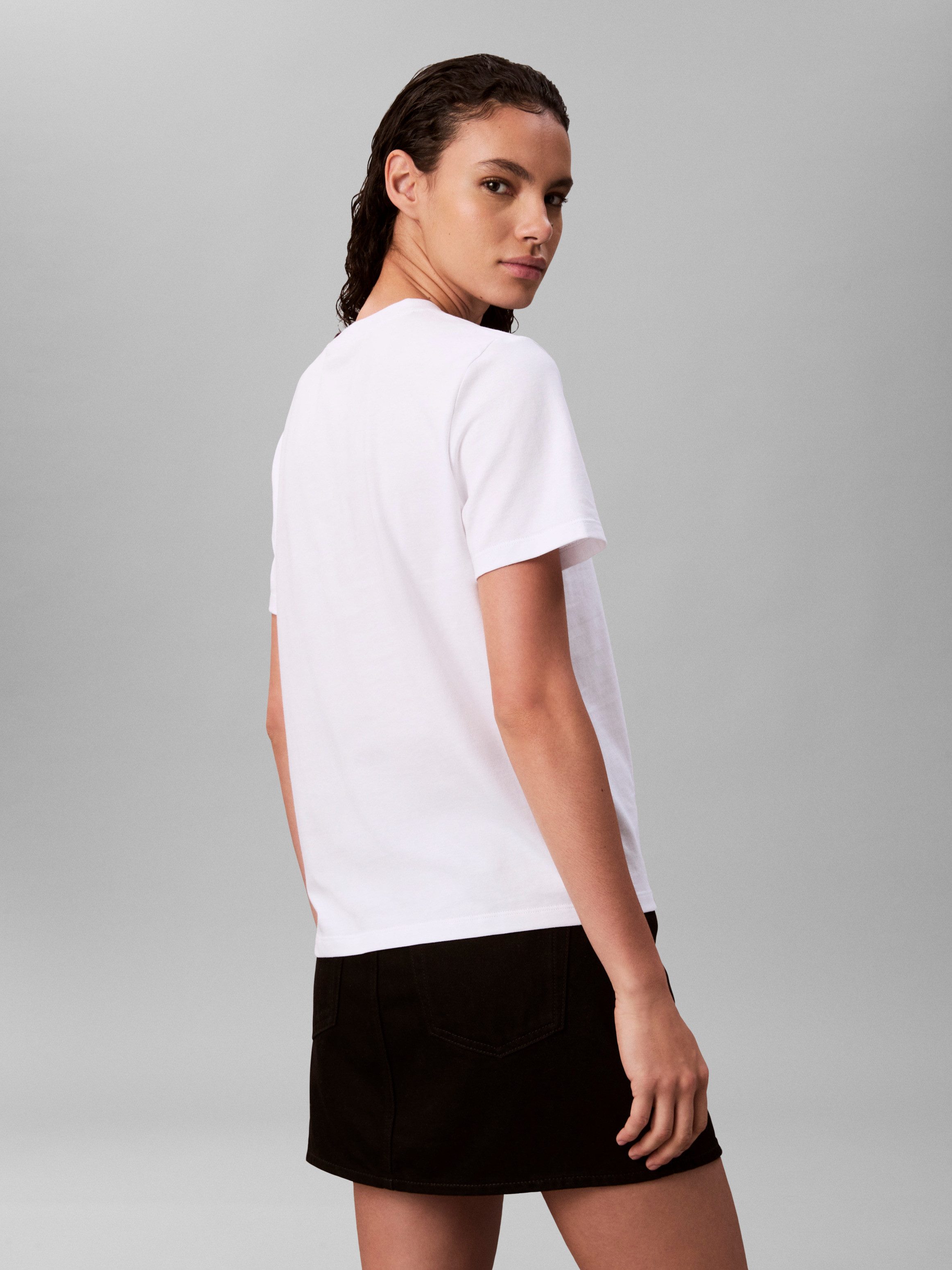 Calvin Klein Jeans T-Shirt HERO SS CLASSIC MONOLOGO CNECK T, Logoschriftzug