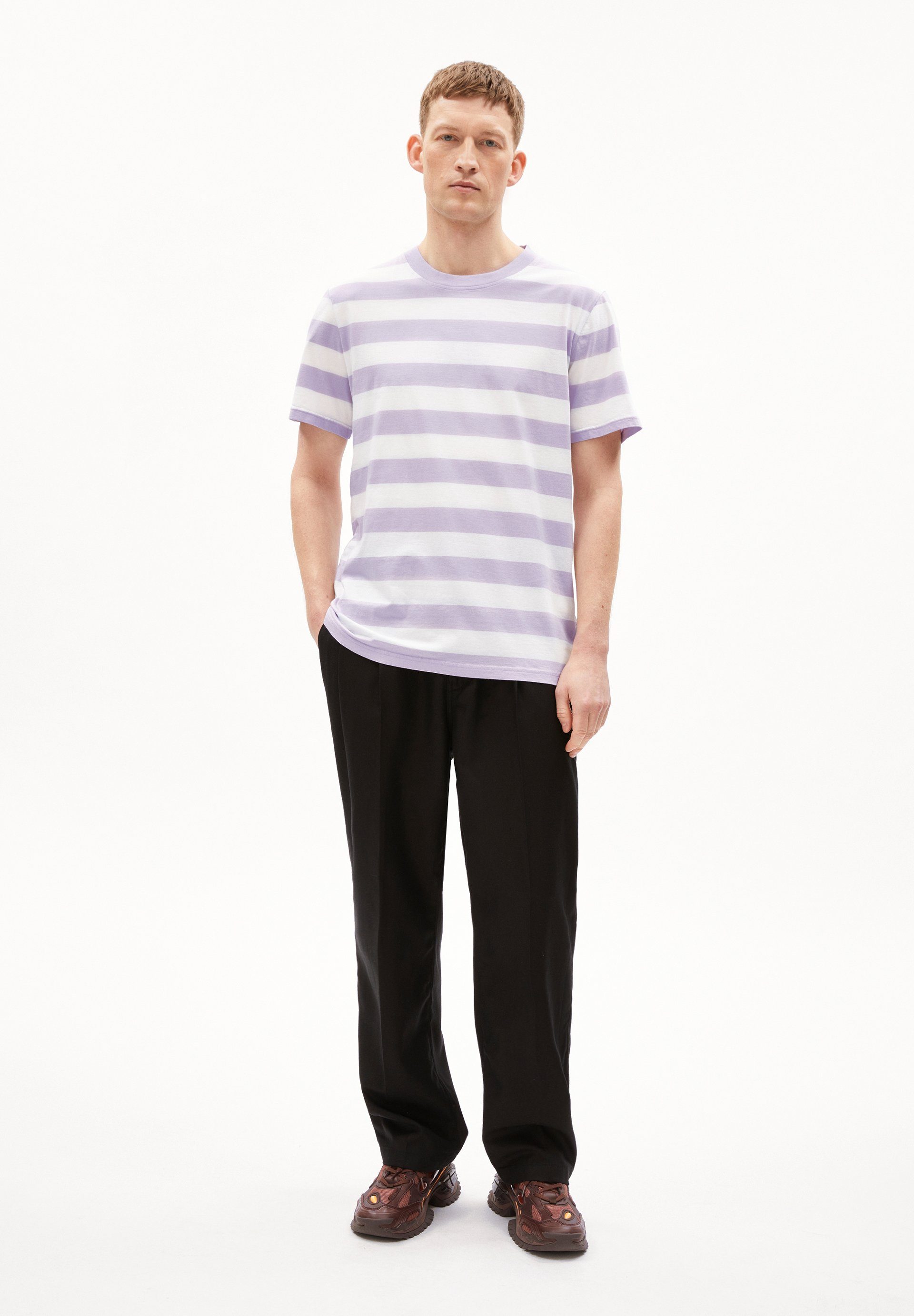 Armedangels Print-Shirt BAHAAR STRIPES Relaxed Fit