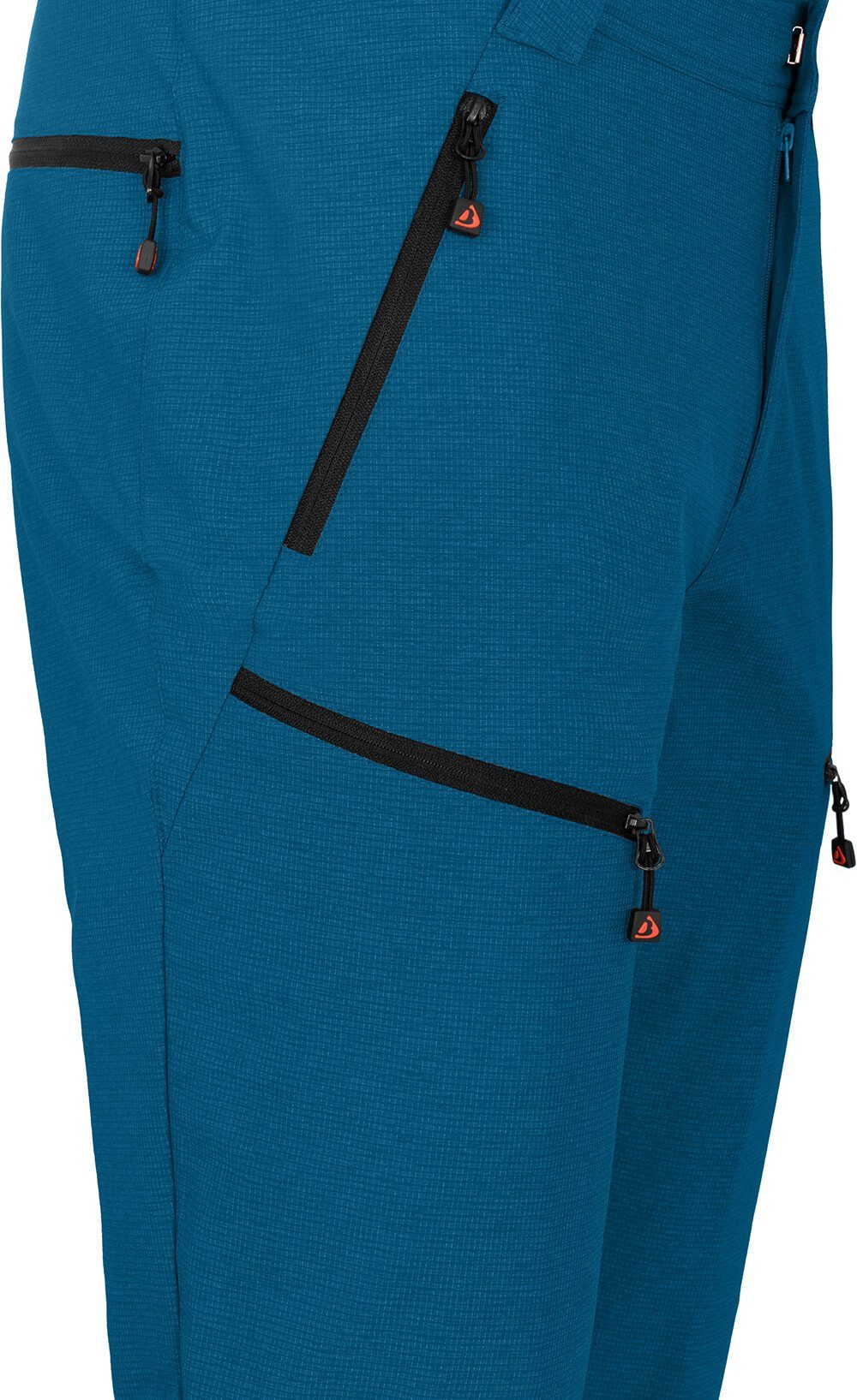 Bergson Outdoorhose LEBIKO Herren Wanderhose, robust, elastisch, Langgrößen, Saphir blau